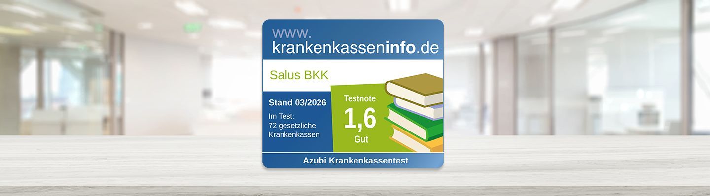 Siegel Krankenkassentest für Azubis